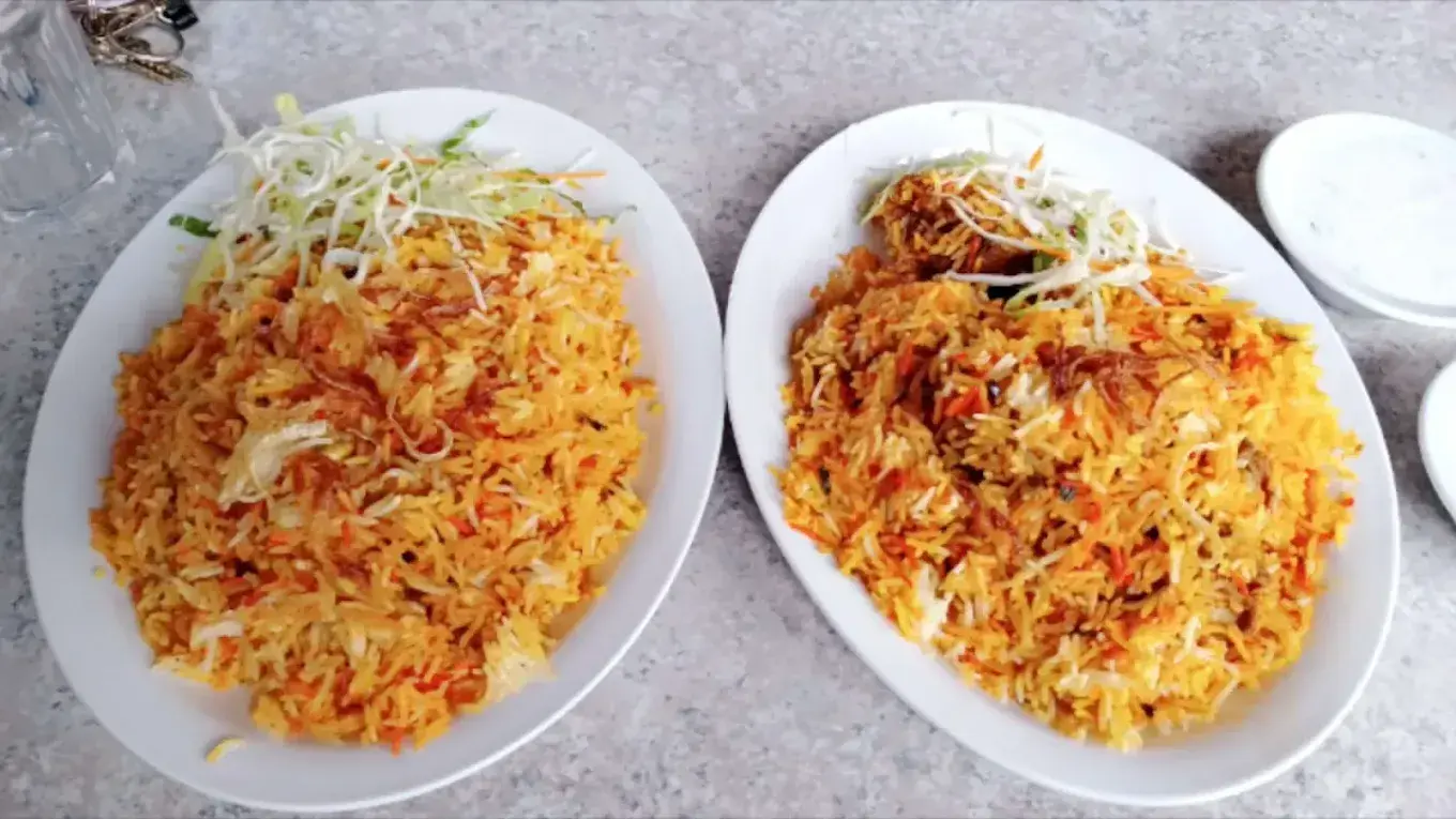 Delicious Chicken Biryani at Shan e’ Punjab in Edmonton, AB